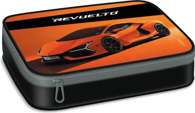 Obrázek produktu pro Školní penál Lamborghini 25 oranžový