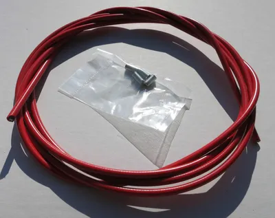Obrázek produktu pro Vnější bowdenový kabel červený 2,50 m 5 mm