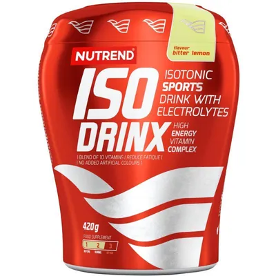 Productafbeelding van Nutrend IsoDrinx drankpoeder 420g - citroenlimonade smaak