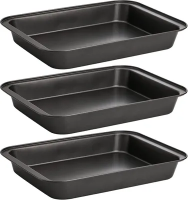 Obrázok produktu pre Lyellfe obdĺžniková nepriľnavá forma na pečenie 33x22,9cm 3-pack