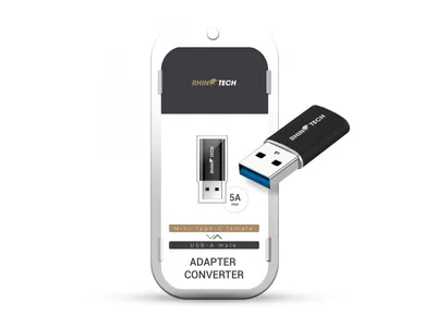 Obrázek produktu pro RhinoTech redukce USB-C na USB-A 3.0 černá