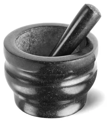 Obrázek produktu pro Cole & Mason H100279, Černá, Žula, Hmoždíš s paličkou, 14 cm, 100 mm, 3 kg