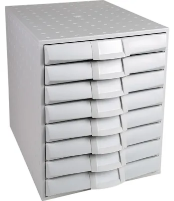 Immagine prodotto di Exacompta 226040D Cassettiera The System 8 grigio chiaro