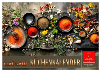 Produktbild von Küchenkalender Gewürzwelt (Wandkalender 2027 DIN A2 quer), CALVENDO Monatskalender