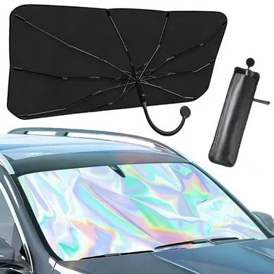 Produktbild von Faltbarer Sonnenschutz für Autos mit Lasermuster