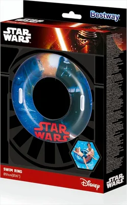 Produktbild von Bestway 91203, Blau, Schwimmring, Abbildung, Vinyl, 10 Jahr(e), 91 cm