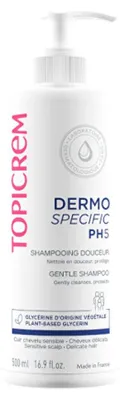Productafbeelding van Topicrem 3700281702323, 500 ml, Shampoo, Niet voor professioneel gebruik, Geschikt voor zowel mannen als vrouwen, Geschikt voor alle haartypes, Geschikt voor alle haarkleuren