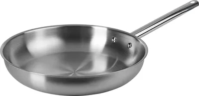 Produktbild von ONVAYA® Edelstahlpfanne 32cm | Bratpfanne | ohne Beschichtung | Induktion & backofengeeignet | Profipfanne