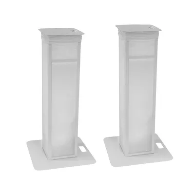 Ständersystem für Spiegelkugeln, Lichteffekte, Deko oder Nebelmaschinen (100-175cm) - weiss