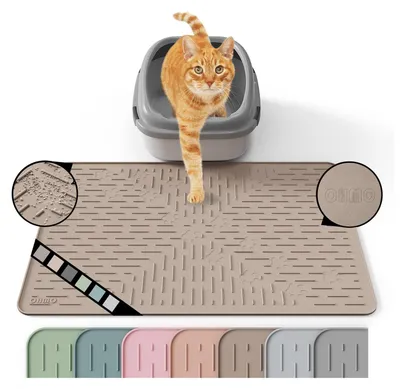 Productafbeelding van Kattenbakmat van Premium Siliconen 60 x 40 cm Waterdicht