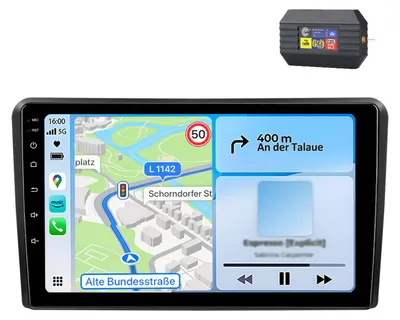 Immagine prodotto di Autoradio DAB+ 6+128 GB per Audi A3, S3, RS3 (2003-2013) con CarPlay, Android Auto, processore a 8 core, 4G, Wi-Fi, navigazione GPS, radio DSP, Plug & Play, SWC, Bluetooth e RDS