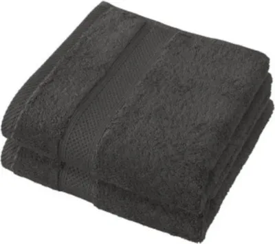 Produktbild von handtücher Stephanie50 x 100 cm schwarz 2 Stück