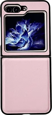 Produktbild von König Design Hülle kompatibel mit Samsung Galaxy Z Flip5 5G Kunststoff Soft Handyhülle - Handy Case Rosa