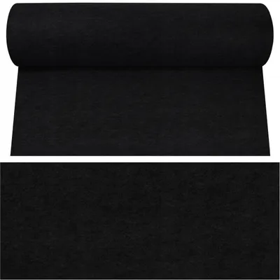 Obrázok produktu pre Filc 100 x 100 cm, čierny, 3 mm, filc na ručné práce, predávaný na metre, čalúnnický filc, vložka do zásuvky, ochrana proti poškriabaniu, DIY