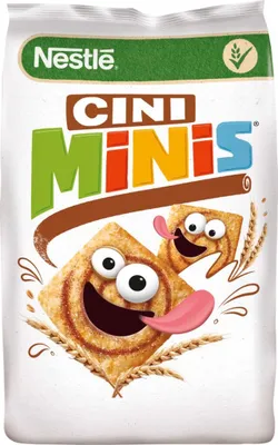 Obrázek produktu pro Nestlé Cini Minis Cereální čtverečky se skořicí 250 G