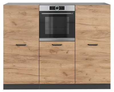 Obrázok produktu pre Kuchynský blok Vicco R-Line Goldkraft dub/antracit 180 cm bez pracovnej dosky, Model 37634