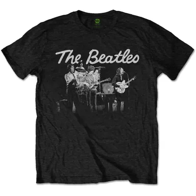 Produktbild von The Beatles 1968 Live Photo Black L T-Shirt