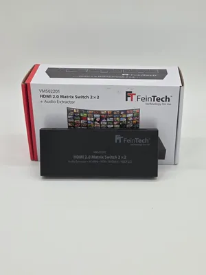 Produktbild von FeinTech VMS02201 HDMI 2.0 Matrix-Switch 2x2 4K HDR