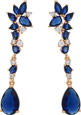 Produktbild von joella damen ohrringe - blau, one size