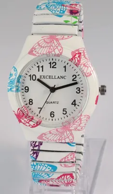 Produktbild von Excellanc Damenuhr mit Zugarmband, verschiedene Designs