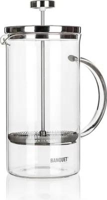 Produktbild von kaffeekanne CONNIE 1l Glas+Edelstahl
