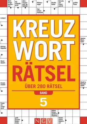 Obrázok produktu pre Kreuzworträtsel - Band 5 I Über 280 Rätsel für Erwachsene