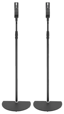 Immagine prodotto di Supporto regolabile per altoparlanti, design salvaspazio, maggiore stabilità, colore nero