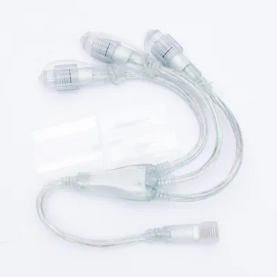 Produktbild von T-Hub, 3 Ausgänge, transparentes Kabel