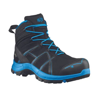 Zdjęcie produktu dla Haix® BLACK EAGLE Safety 40.1 mid/black-blue UK 3.0-15.0 / EU 35-51 Art. 610015, Größe:UK 13.5 / EU 49
