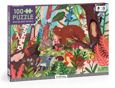 Produktbild von Waldlandschaft-Puzzle, 100 Teile