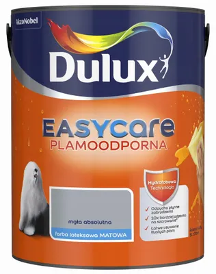 Produktbild von Fleckenabweisende Latexfarbe für Wand & Decke innen, matt, Hellgrau Absolute Fog 5L