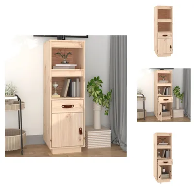 Produktbild von vidaXL Highboard 34x40x108,5 cm Massivholz Kiefer -  Sideboards