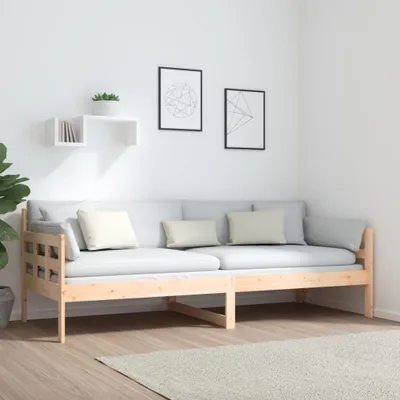 Immagine prodotto di vidaXL Letto da giorno in pino massiccio 80x200 cm - Letto da giorno - Letti da giorno - Letto da giorno in legno - Letto da giorno in legno massiccio