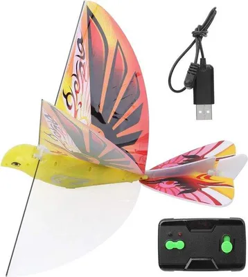 Obrázek produktu pro Bionický létající pták RC 2,4 GHz, oranžová hračka