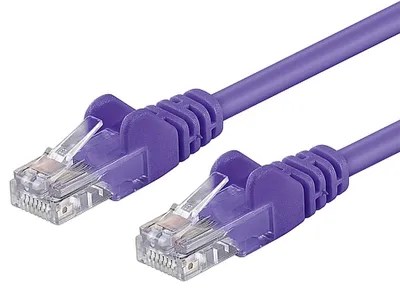 Productafbeelding van PremiumCord patchkabel, UTP, RJ45-RJ45, Cat5e, 3 meter, paars