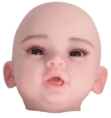 Productafbeelding van Hergeboren baby-pop, realistisch siliconenmateriaal, handgemaakte details, ivoorkleur, geen skeletstructuur
