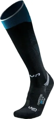 Produktbild von UYN WOMAN RUN COMPRESSION ONE SOCK Black/Turquoise 39/40