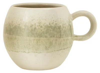 Produktbild von Tasse, Becher PAULA creme grün 250ml H. 8cm D. 8,5cm Keramik Bloomingville WA