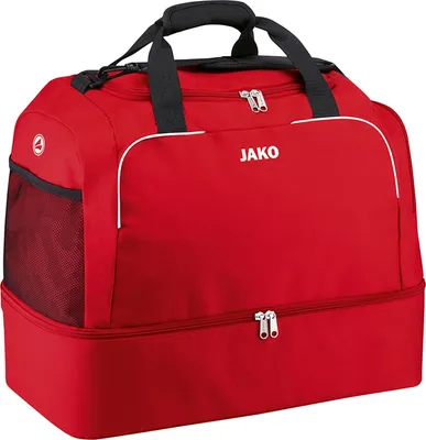Image de Jako Football Sac de sport Classico avec compartiment inférieur enfants rouge Gr 1 Bambini