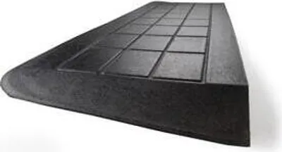 Produktbild von Gummi Türschwellenrampe 35x280x900 mm, 3-seitig