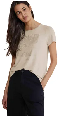 Produktbild von T-Shirt STREET ONE 321170 FEMININE STONE ARTWORK für Damen