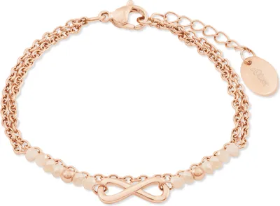 Produktbild von Damenarmband Infinity von s.Oliver aus Edelstahl, IP rosé