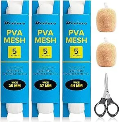 Produktbild von PVA-Netz mit Schere, Angeleinsatz für Köder, Angelset