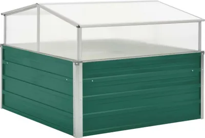 Obrázok produktu pre Skleník, zelený 100x100x77 cm, pozinkovaná oceľ