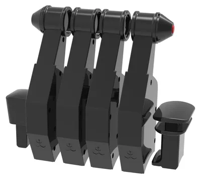 Productafbeelding van Airbus A319-A380 Throttle Pack - Past op Bravo Throttle - PC