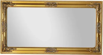 Produktbild von Barock Spiegel BESSA 130x70cm gold-antik Holzrahmen Frisierspiegel