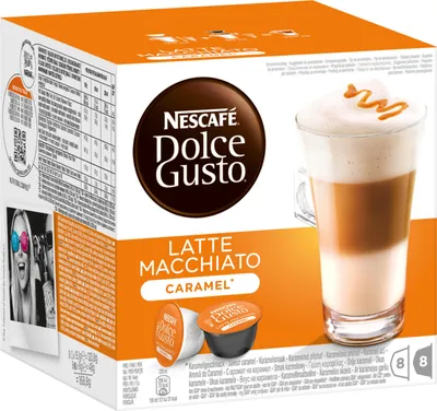 Produktbild von Nescafé Dolce Gusto Latte Macchiato Caramel | 8 Portionen
