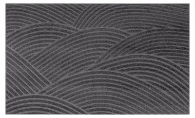 Inloopmat 50x80 cm, antislip, wasbaar, grijs