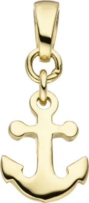 Produktbild von JOBO Anhänger Anker 375 Gold Gelbgold Goldanhänger Ankeranhänger