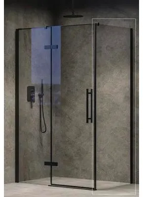 Obrázok produktu pre Sprchová zástena RAVAK Cool! COPS-80 black+Transparent X9VV40300Z1